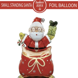 Ayaklı Küçük Noel Baba Folyo Balon 8439