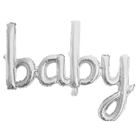 Baby Birleşik Yazı Folyo Balon
