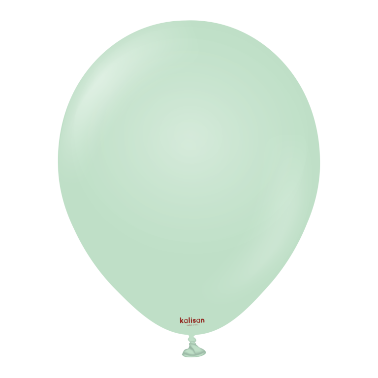 18'' Makaron Balon Mint Yeşili 5 li Paket