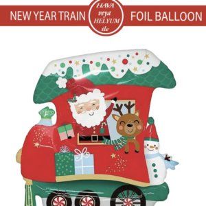 Yılbaşı Treni Folyo Balon    8446