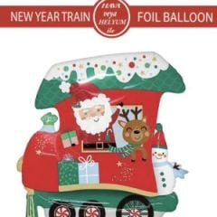 Yılbaşı Treni Folyo Balon    8446