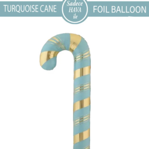 Turkuaz Gold Baston Folyo Balon   8330