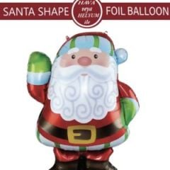 Noel Baba Şekil Folyo Balon   8392