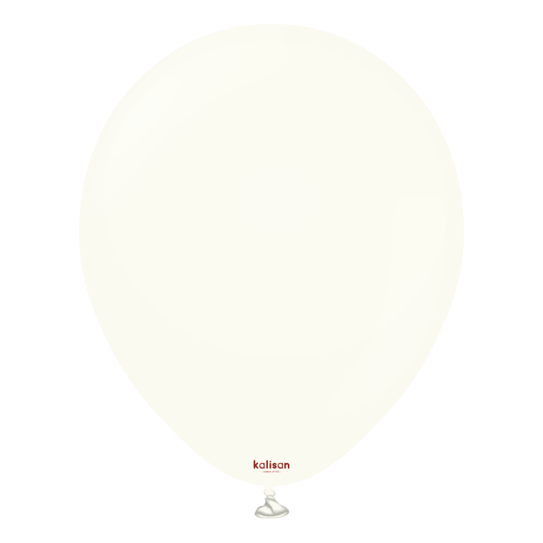 12'' Retro White Balon Beyaz 100’lü