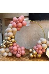 Krom Gold Deniz Kumu ve Rosewood Balon Zinciri 100 Adet
