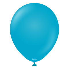 12'' Retro Balon Mavi Cam 100’lü