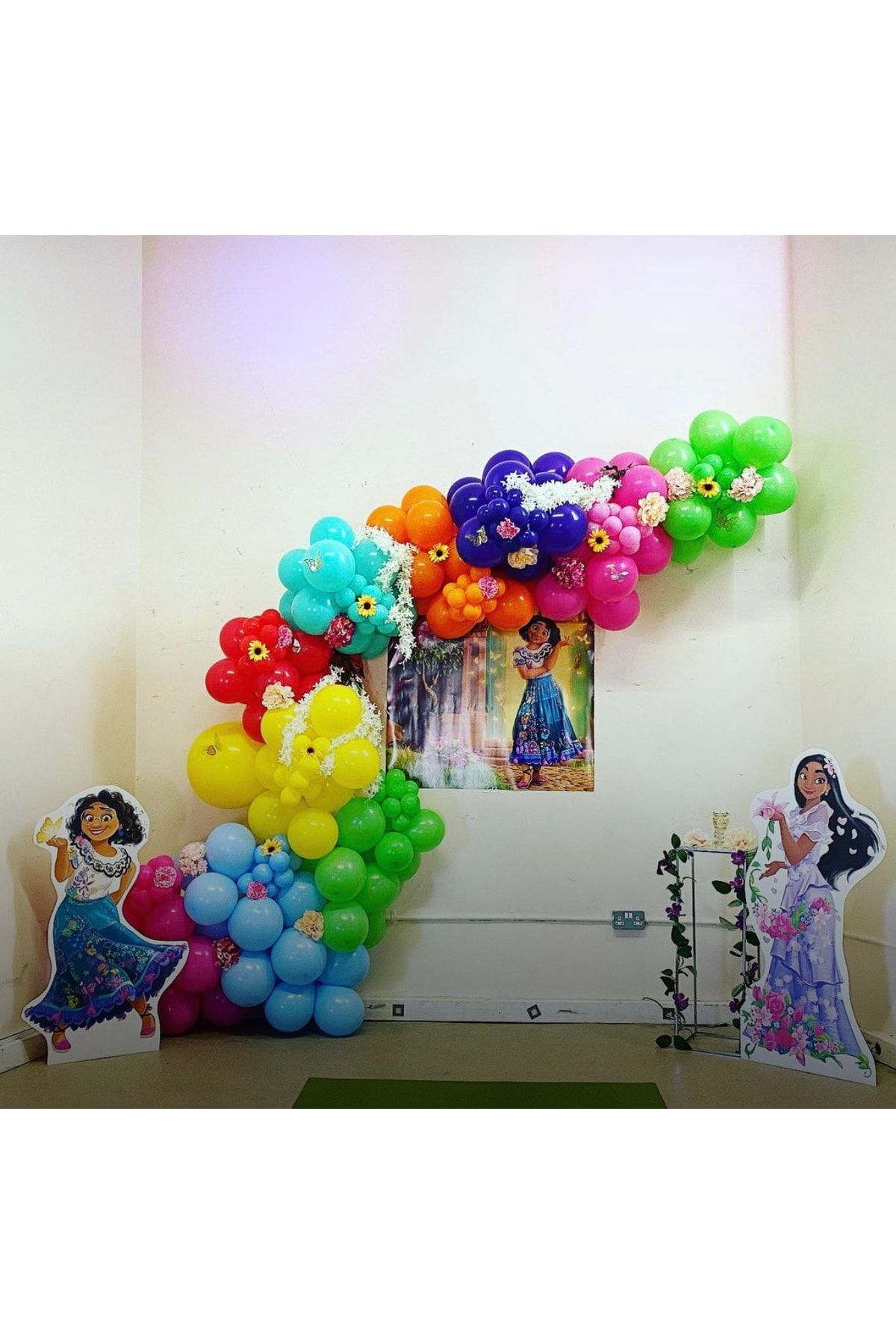 Pastel Tonlar Balon Zinciri 100 Adet