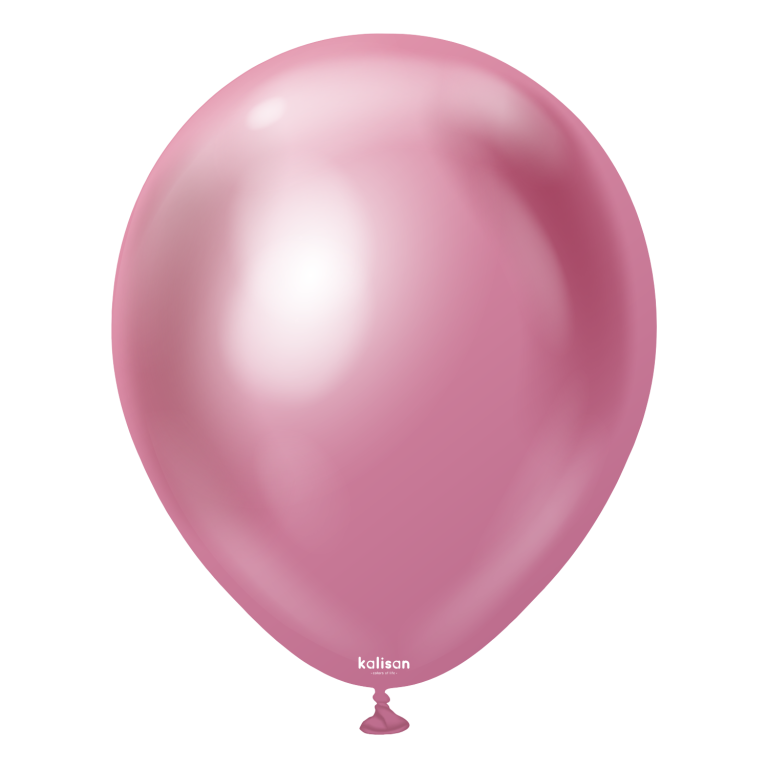 12'' Mirror Balon Pembe 50’li