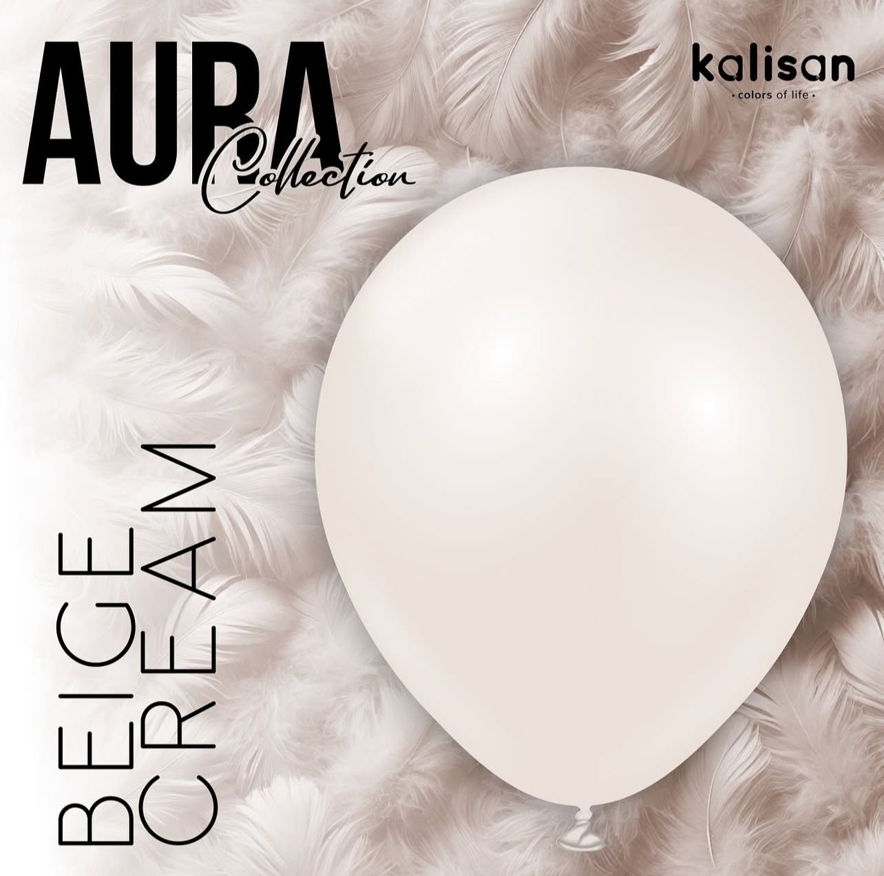 12'' Aura Beige Cream 50 Adet