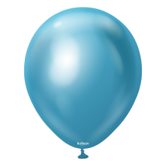 12'' Mirror Balon Mavi 50’li