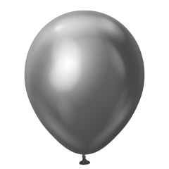 12'' Mirror Balon Uzay Gri 50’li