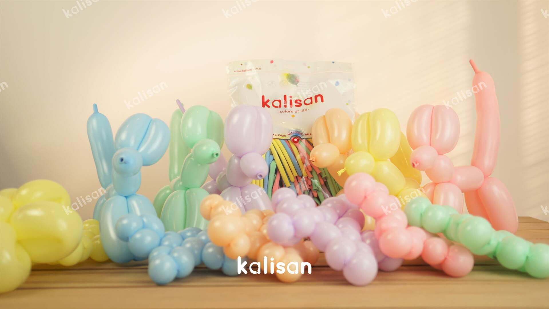 260M MAKARON RENKLERDE SOSİS BALON 100 ADET