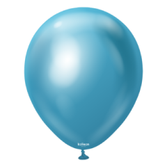 5'' Mirror Balon Blue 100 Adet
