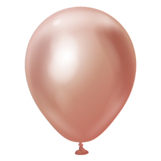 5'' Mirror Balon Rose Gold 100 Adet