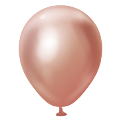5'' Mirror Balon Rose Gold 100 Adet