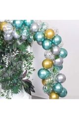 Yeşil Krom Balon Zincir Seti