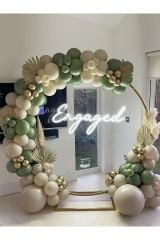 Krom Gold Deniz Kumu ve Okaliptus Balon Zinciri 100 Adet