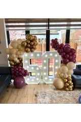 Krom Gold Yaban Çileği Ve Sütlü Kahve Balon Zinciri 100 Adet