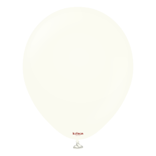 5'' Retro Balon Beyaz 100’lü