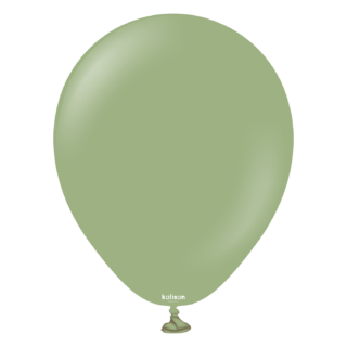 5'' Retro Balon Okaliptüs 100’lü