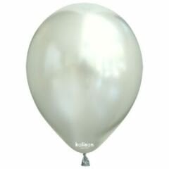 12'' Metalik Gümüş Balon 50 Adet