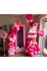 Makaron Pembe ve Fuşya Balon Zinciri 100 Adet