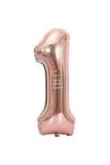 34'' 80 Cm Rose Gold Bronze Folyo Rakam Balon 1