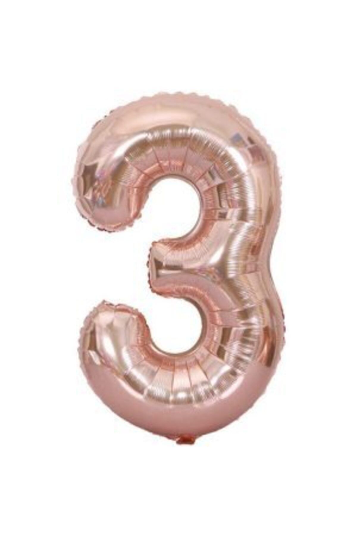 34'' 80 Cm Rose Gold Bronze Folyo Rakam Balon 3