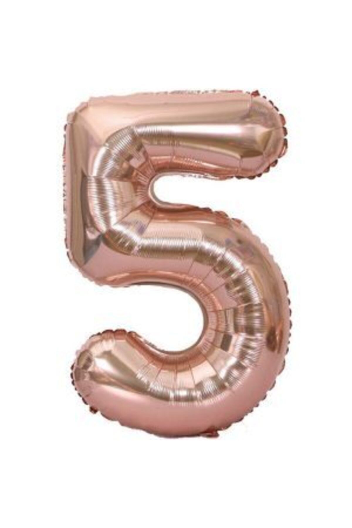 34'' 80 Cm Rose Gold Bronze Folyo Rakam Balon 5