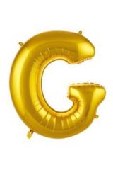 34 Inç 76 Cm Altın Folyo Harf Balon G