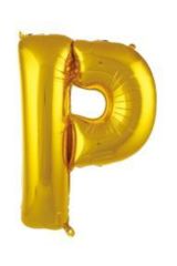 34 Inç 76 Cm Altın Folyo Harf Balon P