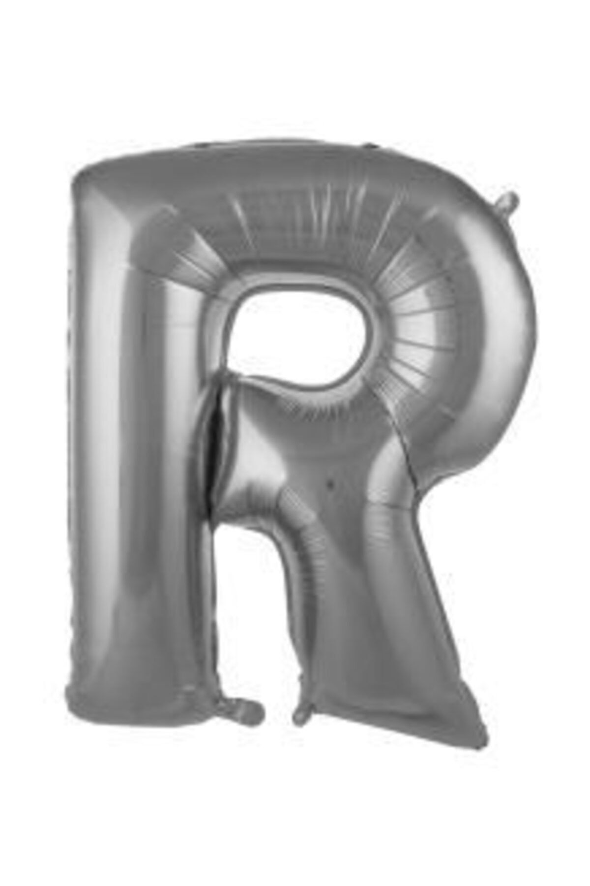 34 Inç 76 Cm Gümüş Folyo Harf Balon R
