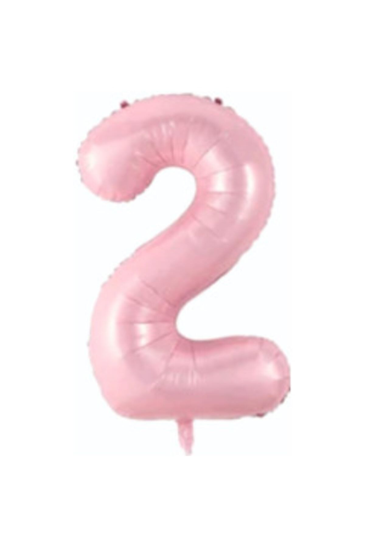 34 Inç 76 Cm Pembe Folyo Rakam Balon 2