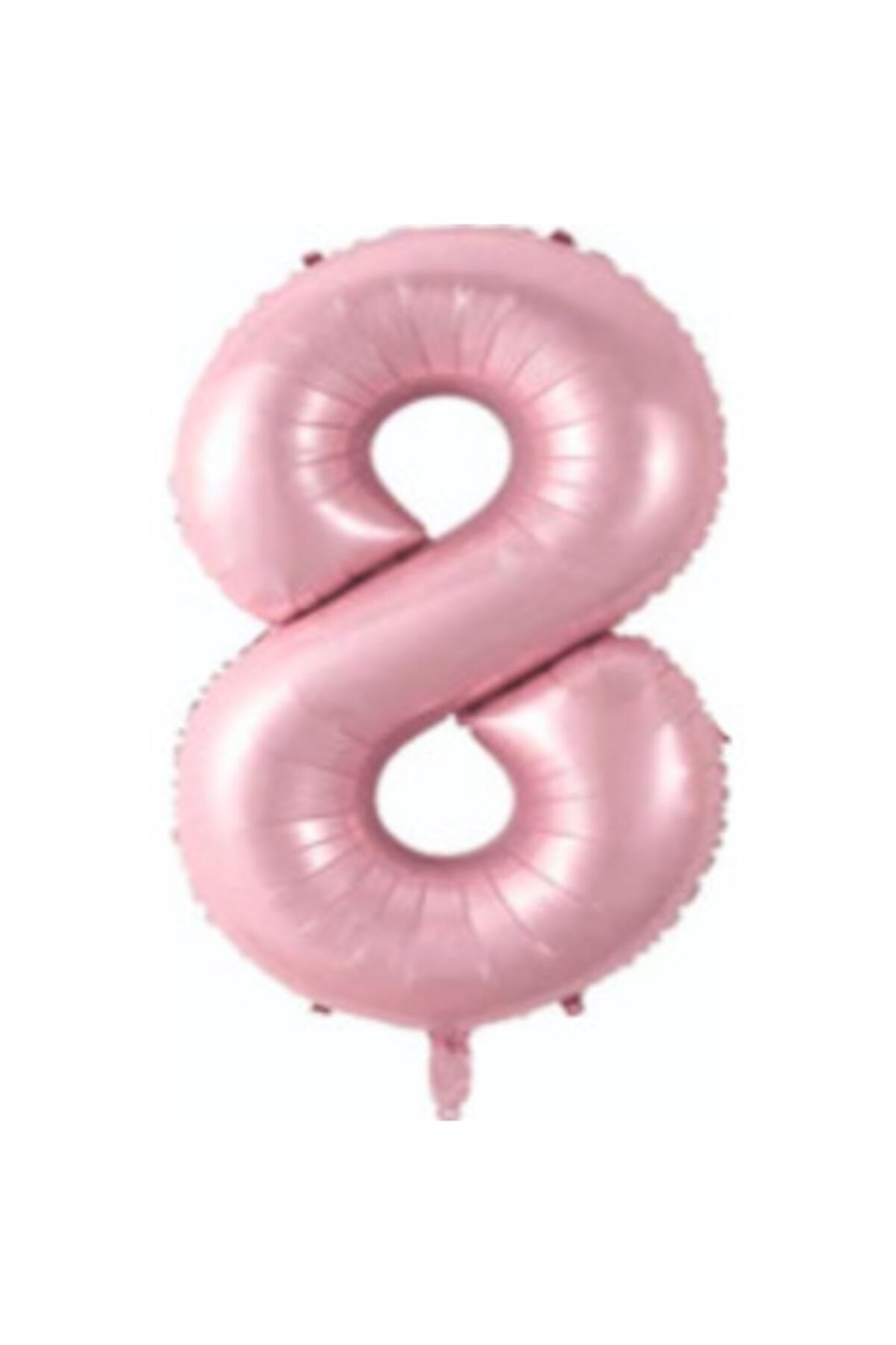 34 Inç 76 Cm Pembe Folyo Rakam Balon 8