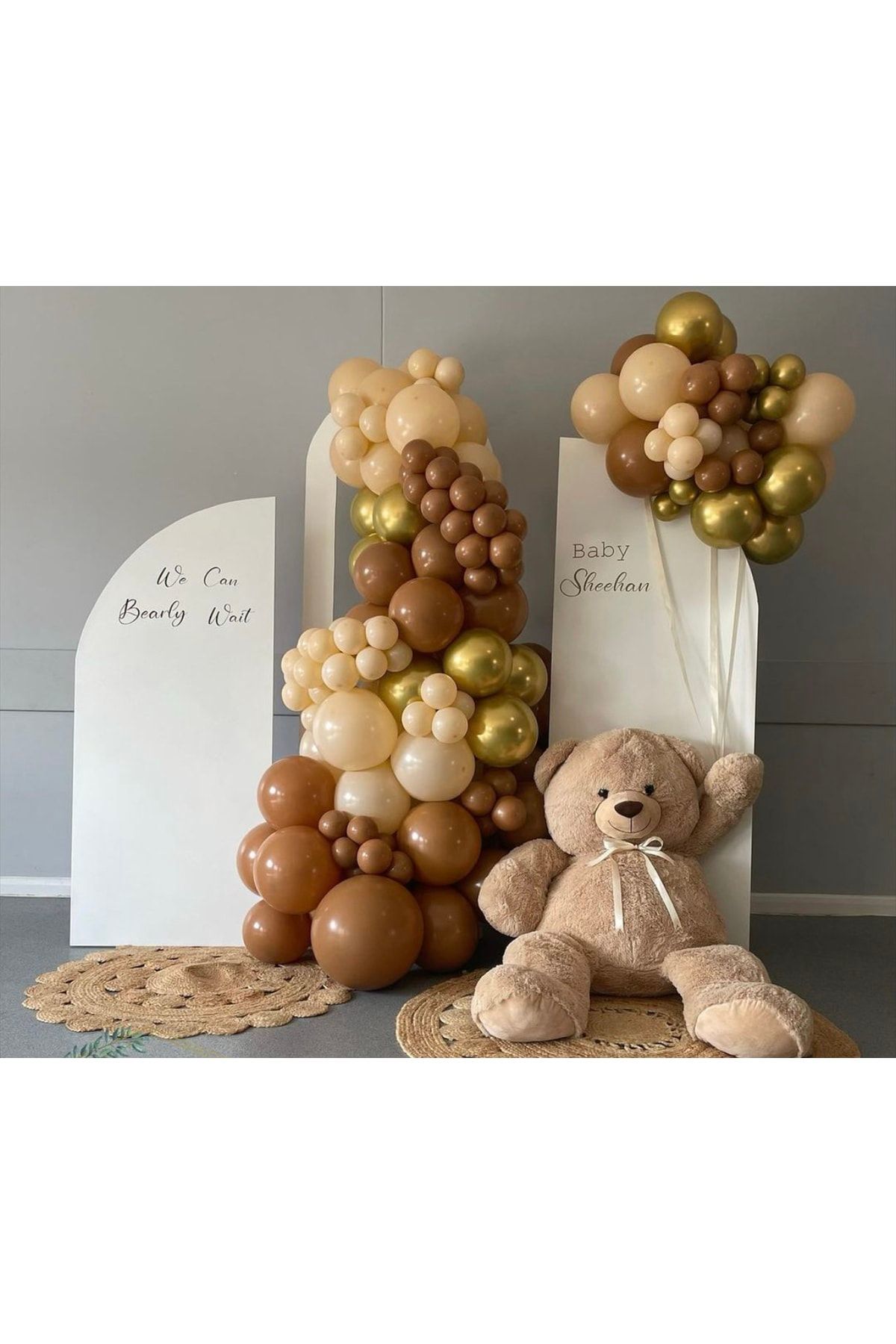 Krom Gold Karamel Ve Sütlü Kahve Balon Zinciri 100 Adet