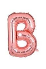 34 Inç 80 Cm Rose Gold Folyo Rakam Balon B