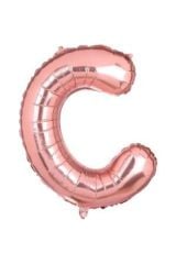 34 Inç 80 Cm Rose Gold Folyo Rakam Balon C
