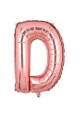 34 Inç 80 Cm Rose Gold Folyo Harf Balon D