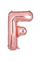 34 Inç 80 Cm Rose Gold Folyo Harf Balon F