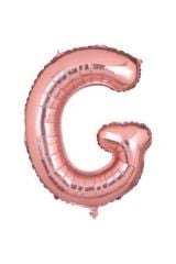34 Inç 80 Cm Rose Gold Folyo Harf Balon G
