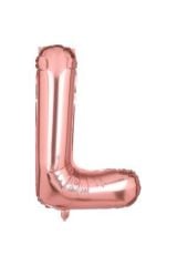 34 Inç 80 Cm Rose Gold Folyo Harf Balon L
