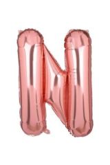 34 Inç 80 Cm Rose Gold Folyo Rakam Balon N