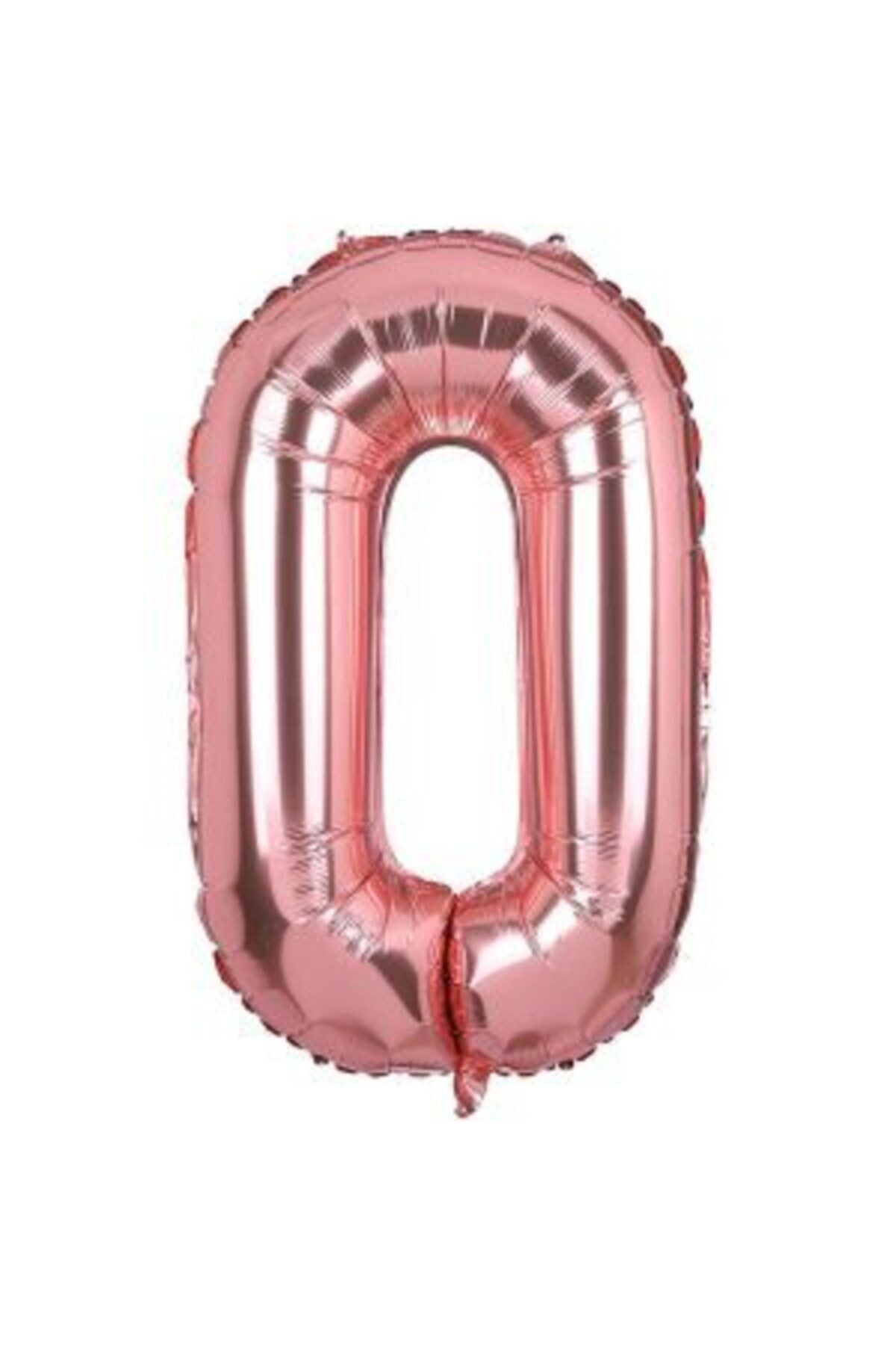 34 Inç 80 Cm Rose Gold Folyo Rakam Balon O