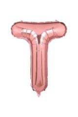 34 Inç 80 Cm Rose Gold Folyo Harf Balon T