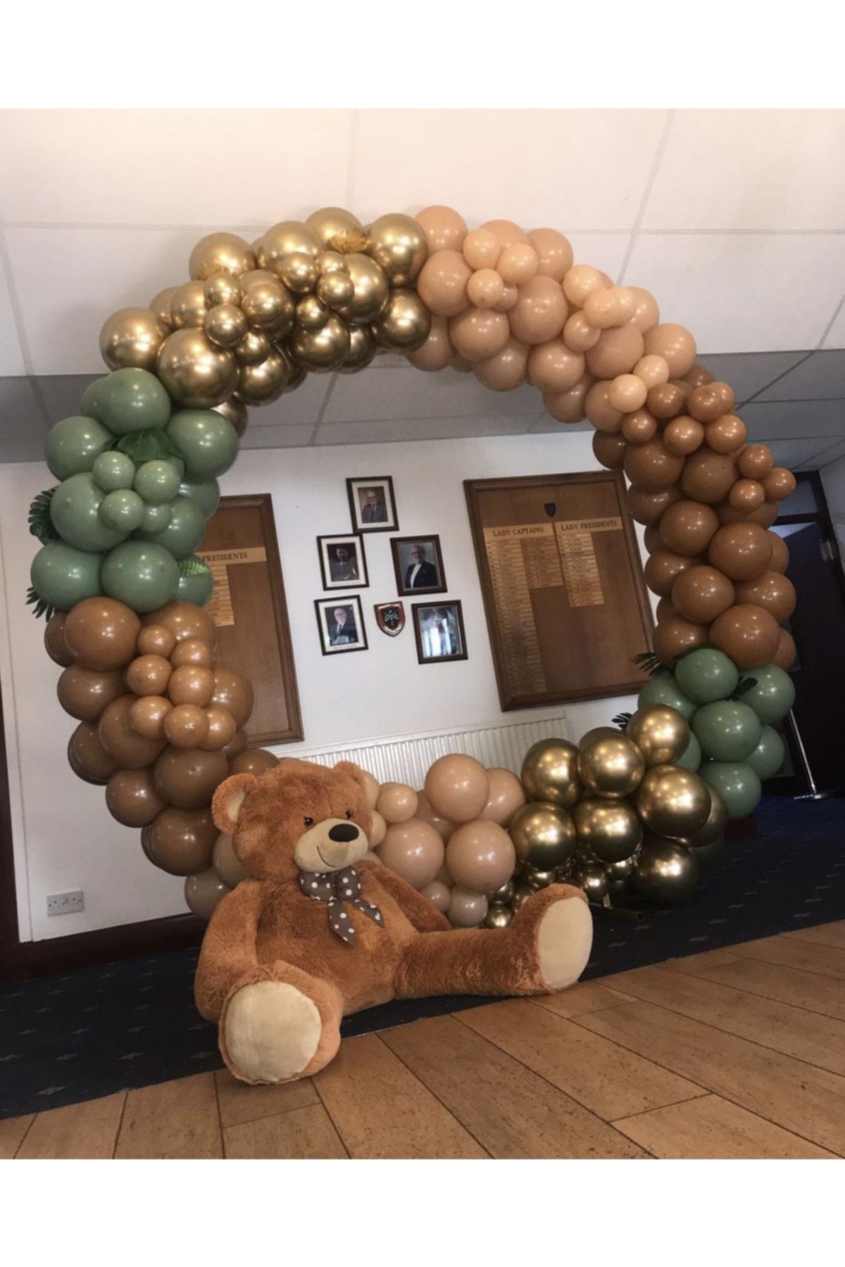 Krom Gold Adaçayı Karamel Ve Çöl Kumu Balon Zinciri 100 Adet