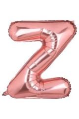 34 Inç 80 Cm Rose Gold Folyo Harf Balon Z