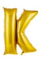 76 Cm Harf Folyo Balon K Harfi Büyük Boy Balon Altın 34 Inç