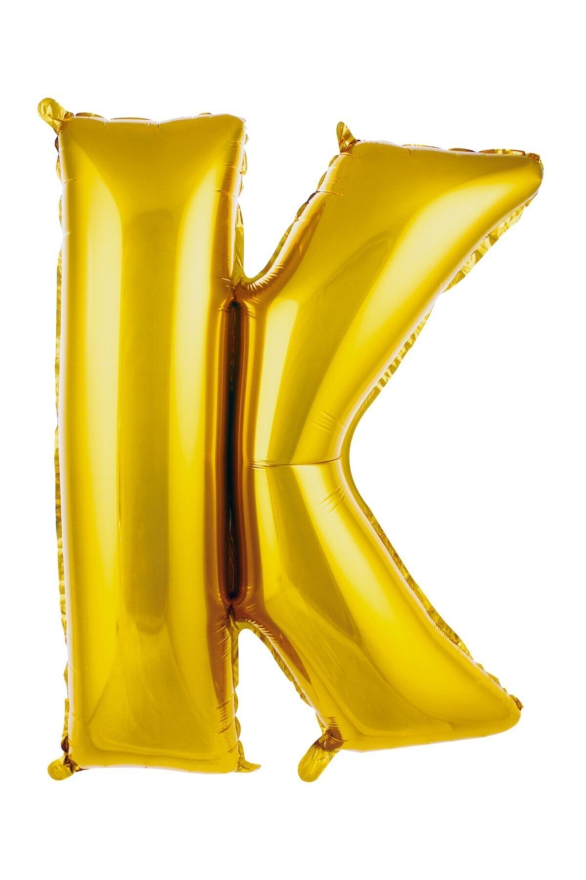 76 Cm Harf Folyo Balon K Harfi Büyük Boy Balon Altın 34 Inç