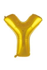76 Cm Harf Folyo Balon Y Harfi Balon Altın 34 Inç