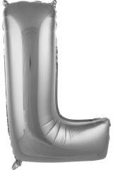 L Harf 76 Cm Gümüş Folyo Balon 34 Inc